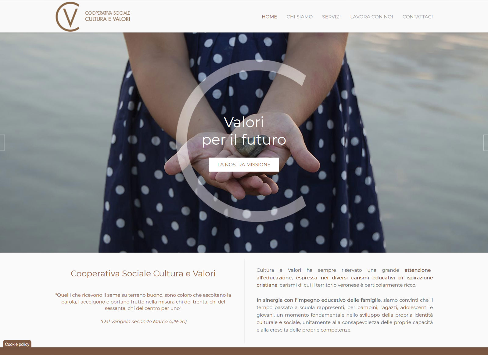 Cultura e Valori  - Website